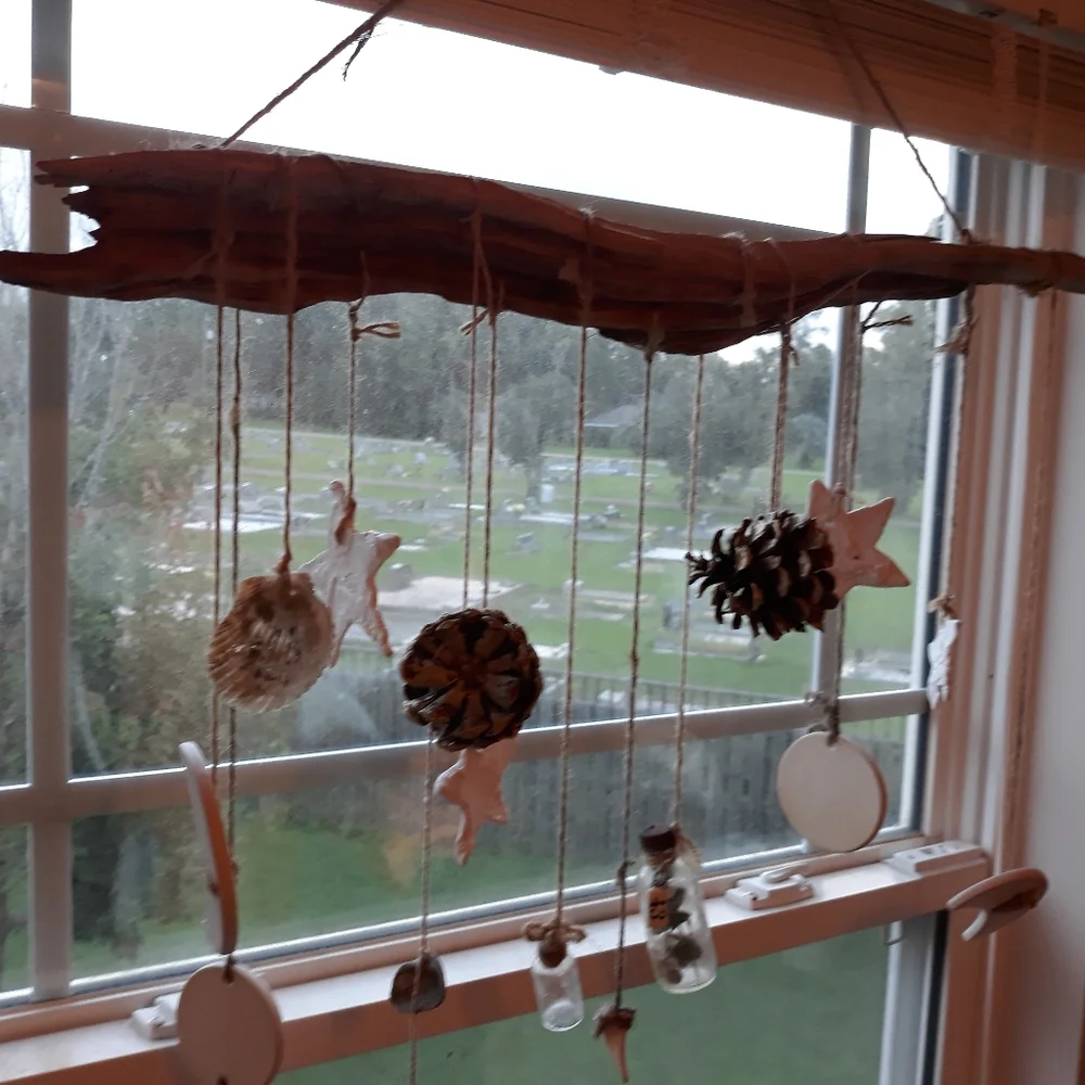 Driftwood wind chime